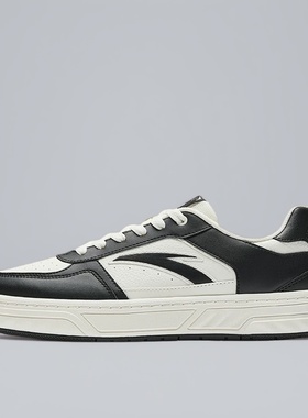 安踏百川丨厚底板鞋男鞋秋冬新款轻便低帮小白鞋运动鞋112538010