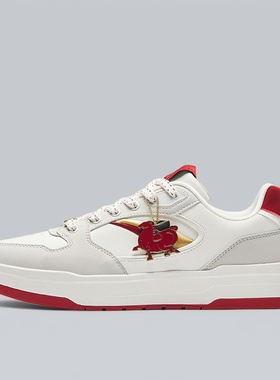 安踏好事发生 月影丨新年款潮流撞色板鞋男鞋红色运动鞋112618016