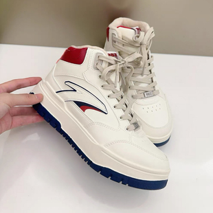 加绒保暖高帮板鞋 运动鞋 女2025冬季 棉鞋 子122448961 新款 安踏982