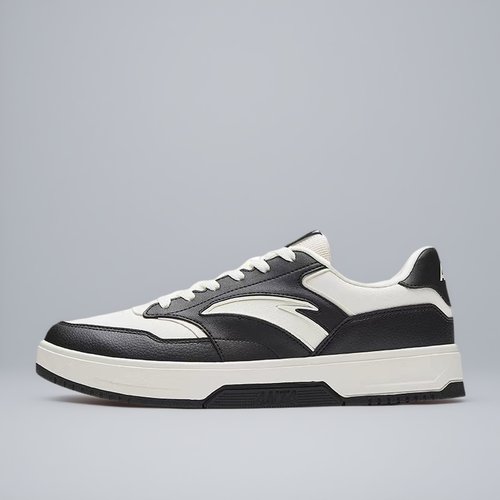 安踏百川丨低帮板鞋男鞋熊猫色男