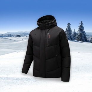 外套152547943N 新款 安踏六度芯冰甲羽绒 连帽羽绒服男2025冬季