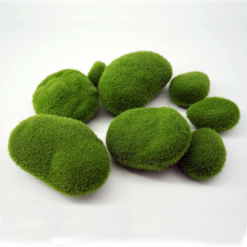 苔藓球植绒花园造景观饰品摆件