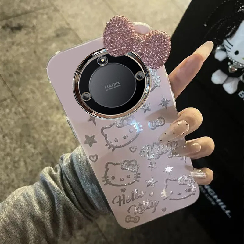 羽纱kt猫荣耀X40手机壳RMO-AN00情侣全包防摔高级男女可爱套外壳