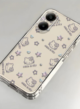 凯蒂猫红米Turbo4Pro手机壳透明25053RT47C全包防摔女可爱套外壳