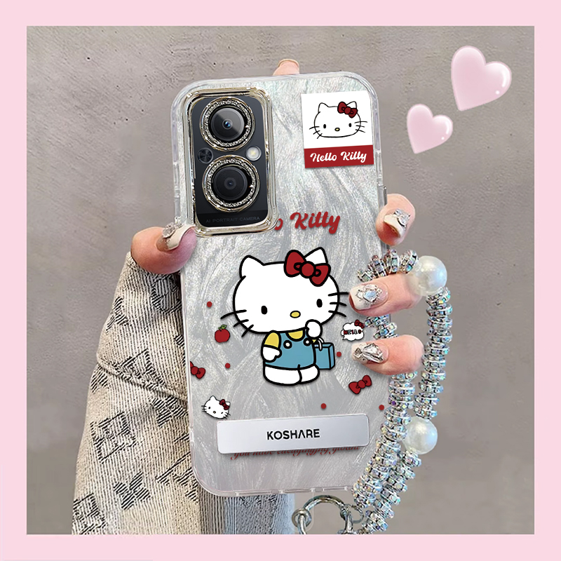 羽纱kt猫OPPOA96手机壳PFUM10情侣全包防摔软高级男女可爱套外壳