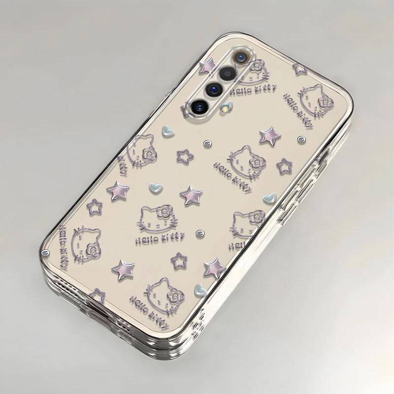 凯蒂猫realme真我X50手机壳透明RMX2142全包防摔软男女可爱套外壳