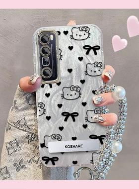 精孔kt猫华为nova7Pro手机壳JER-AN10情侣全包防摔男女可爱套外壳