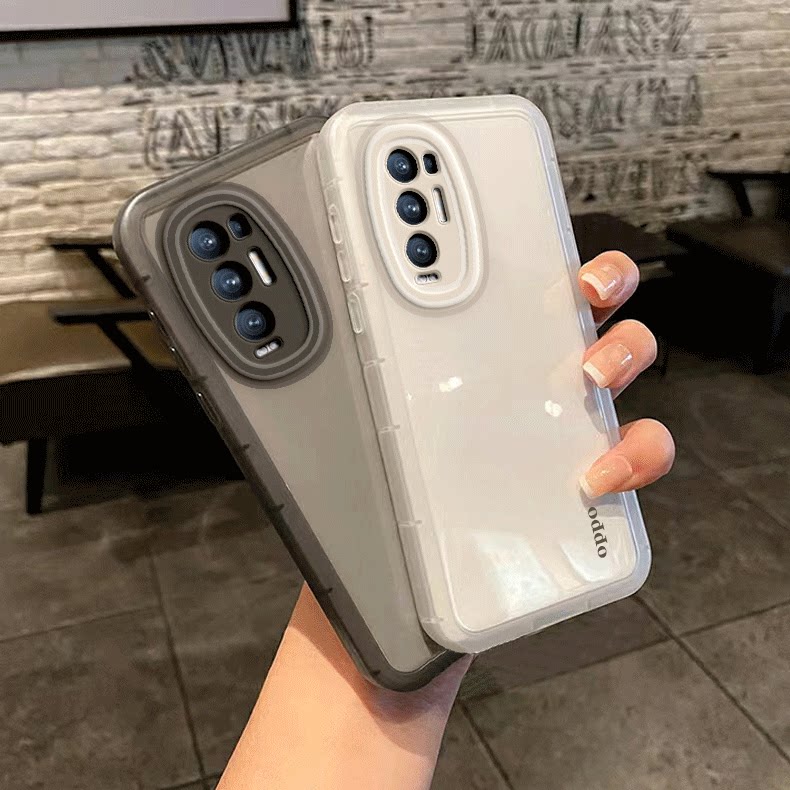 OPPO Reno5Pro+手机壳透明气囊男女款Reno5Pro+高级感全包防摔硅胶软壳
