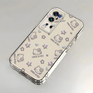 凯蒂猫vivoX60Pro+手机壳透明V2056A全包防摔高级男女可爱套外壳