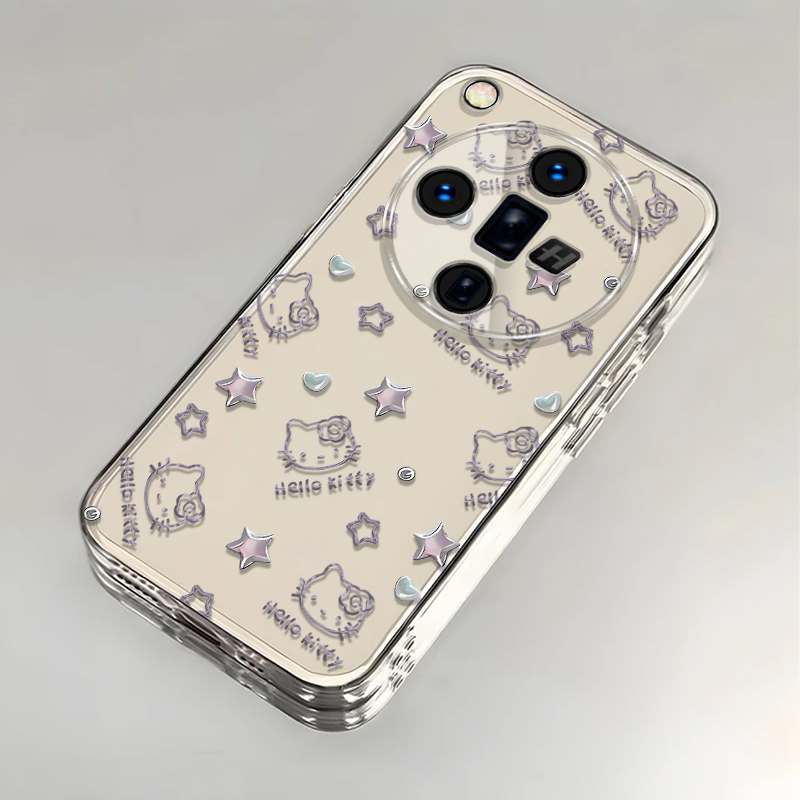 凯蒂猫OPPOFindX7Ultra手机壳透明PHY110全包防摔男女可爱套外壳