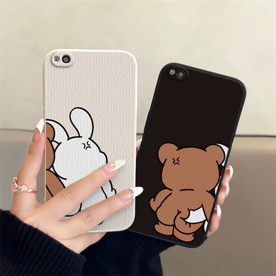 红米4A/4X/5/5a/plus/6/a/pro/7/7a/8a/note5/5a/pro/高配Note6Pro情侣手机壳定制款高级感小众一对全包防摔