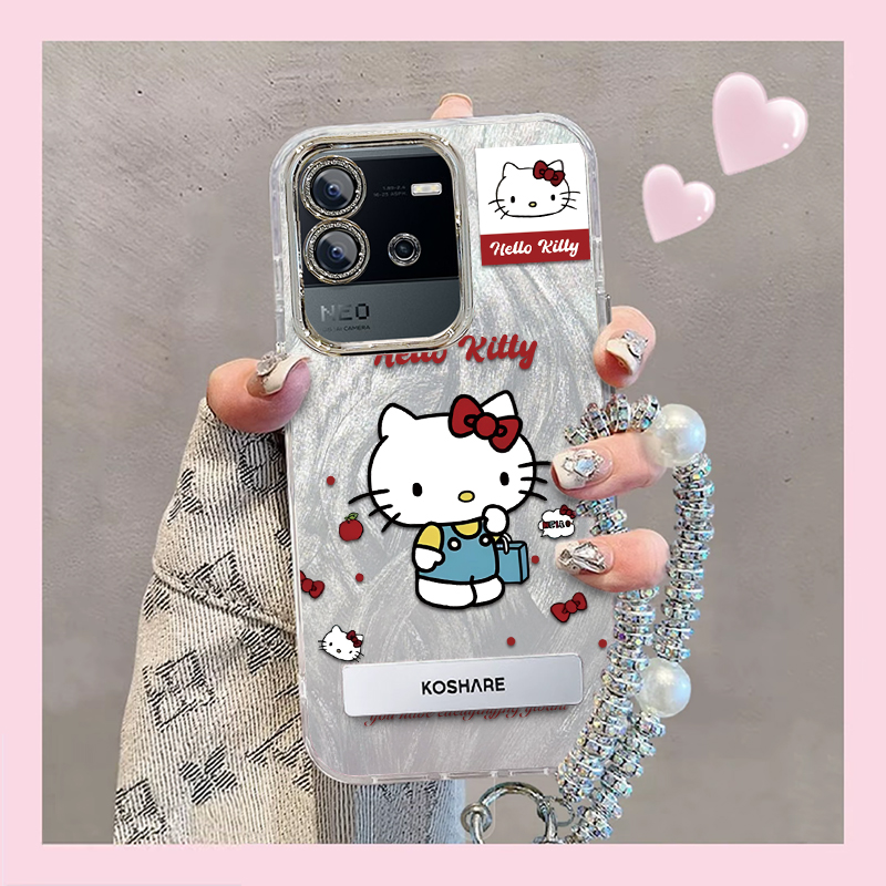 羽纱kt猫iQOONeo6SE手机壳V2199A情侣全包防摔高级男女可爱套外壳