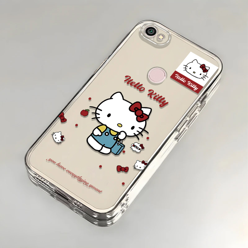 卡通kt猫红米Note5A高配版壳透明全包防摔高级男女可爱套外壳