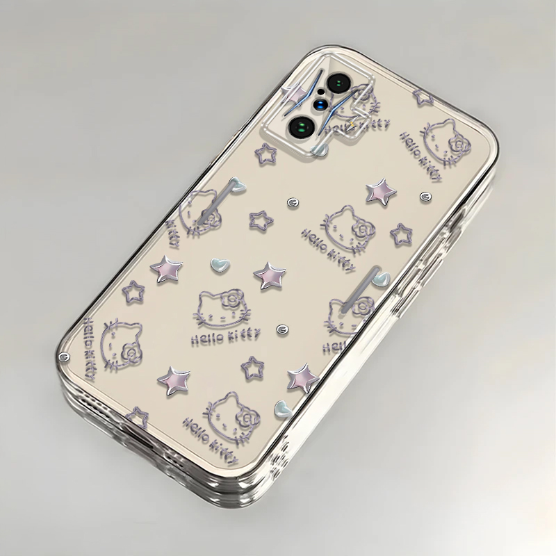 凯蒂猫红米K50电竞版手机壳透明21121210C全包防摔男女可爱套外壳