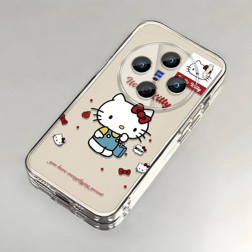 卡通kt猫vivoX100SPro壳透明V2324HA全包防摔男女可爱套外壳