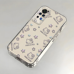 凯蒂猫vivoX60Pro手机壳透明V2047A全包防摔软高级男女可爱套外壳