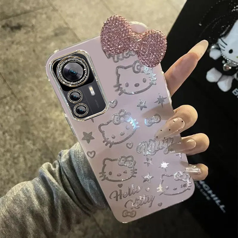 羽纱kt猫红米K50至尊版手机壳2022CP8469情侣全包防摔可爱套外壳