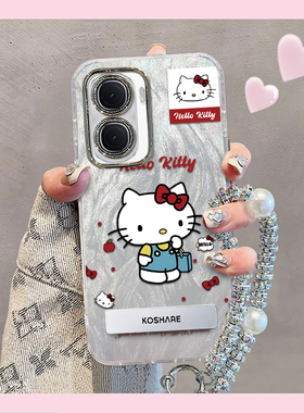 羽纱kt猫iQOONeo10Pro+手机壳V2463A情侣全包防摔男女可爱套外壳