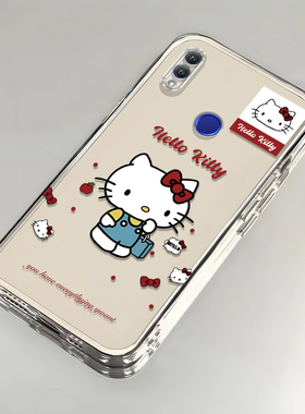 卡通kt猫荣耀Note10壳透明RVL-AL09全包防摔软男女可爱套外壳