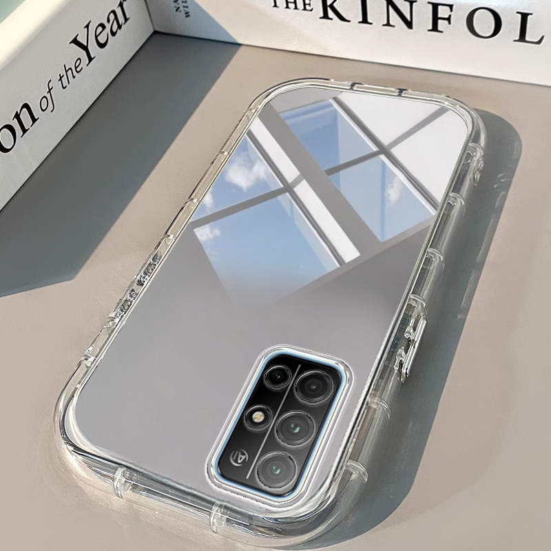 荣耀30s手机壳20青春版透明新80 PRO镜面50泡芙se气囊i男X 60女70高级10潮90 GT全包100防摔200潮300软honor