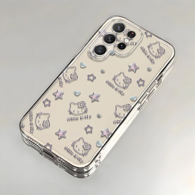 凯蒂猫三星S25Ultra手机壳透明全包防摔软硅胶高级男女可爱套外壳