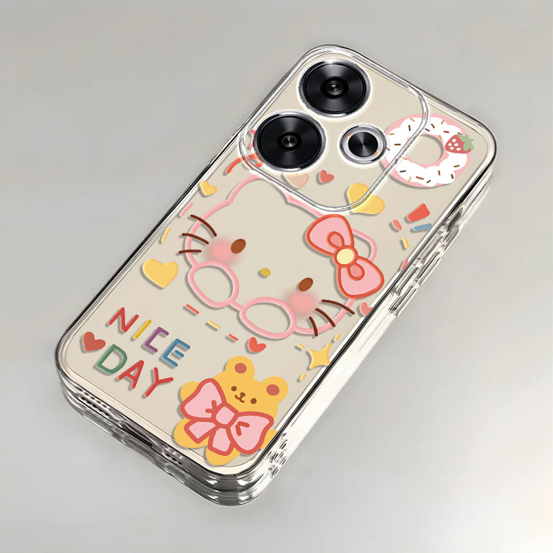 荣耀x70手机壳x70pro透明honor全包x70i防摔软男女可爱套外壳情侣款