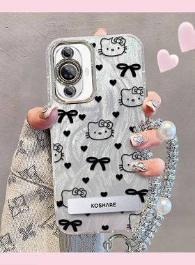 精孔kt猫华为nova11手机壳FOA-AL00情侣全包防摔软男女可爱套外壳