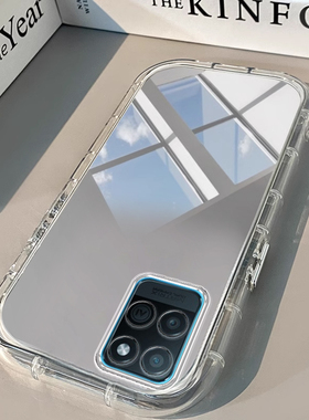 Realme真我V11手机壳Realme V3透明V5新V13镜面15泡芙PRO +气囊GT NEO 6男女20高级50潮T全包60防摔Neo7硅胶