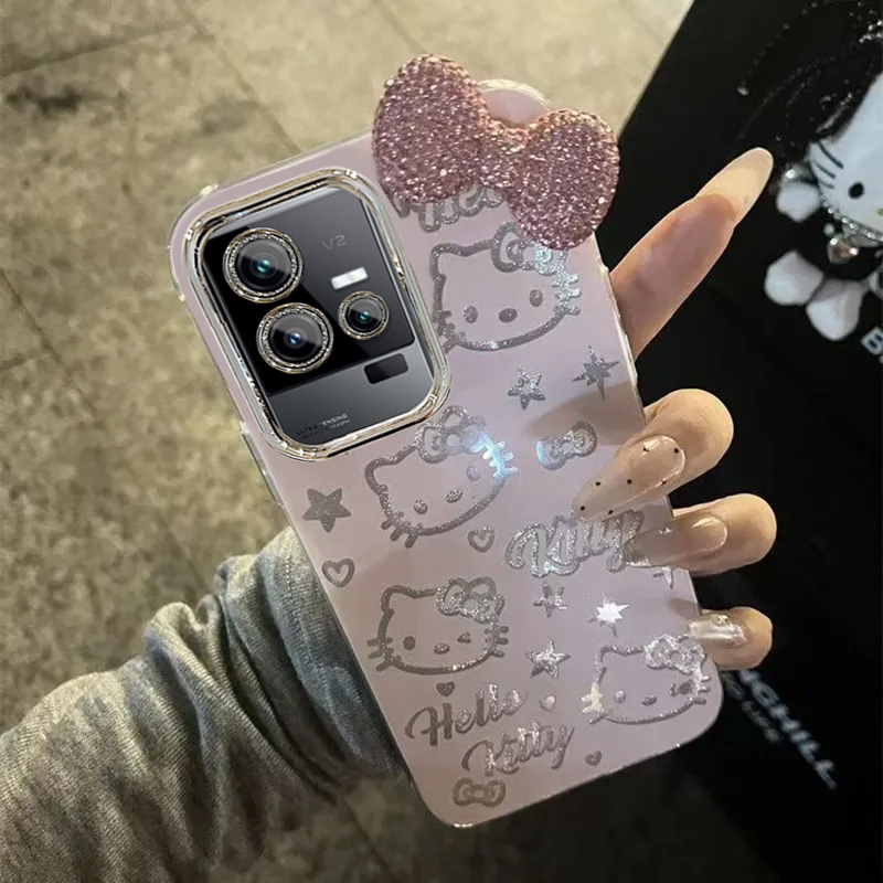 羽纱kt猫iQOO11手机壳V2243A情侣全包防摔硅胶高级男女可爱套外壳