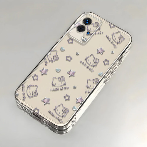 凯蒂猫iQOO8Pro手机壳透明V2141A全包防摔硅胶高级男女可爱套外壳