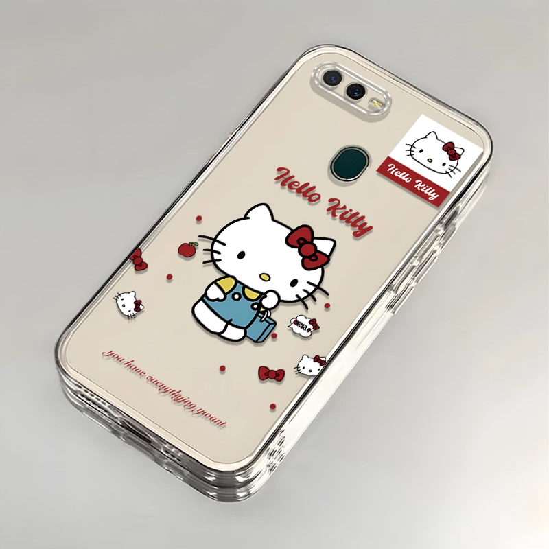 卡通kt猫OPPOA7壳透明PBFM00全包防摔硅胶高级男女可爱套外壳