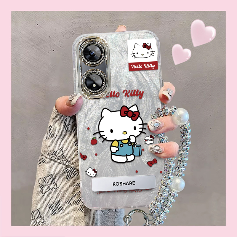 羽纱kt猫OPPOA2X手机壳PJS110情侣全包防摔软高级男女可爱套外壳