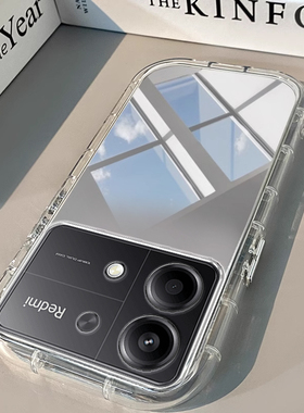 红米Note13RPRO手机壳红米Note 7透明8新9镜面10泡芙PRO +气囊11男女12高级14潮K80全包E防摔k70款k60软redmi