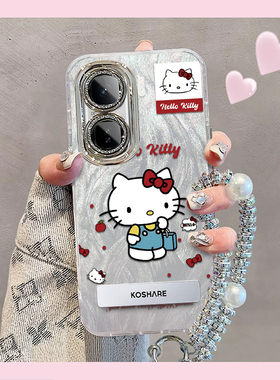 羽纱kt猫iQOONeo10Pro手机壳V2426A情侣全包防摔软男女可爱套外壳