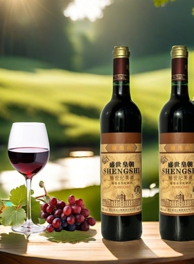 盛世皇朝通池山葡萄水果配制酒2度750ml玻璃瓶低度甜型果味酒通化