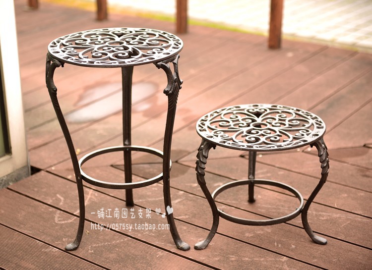 铸铁花盆托架花架花凳