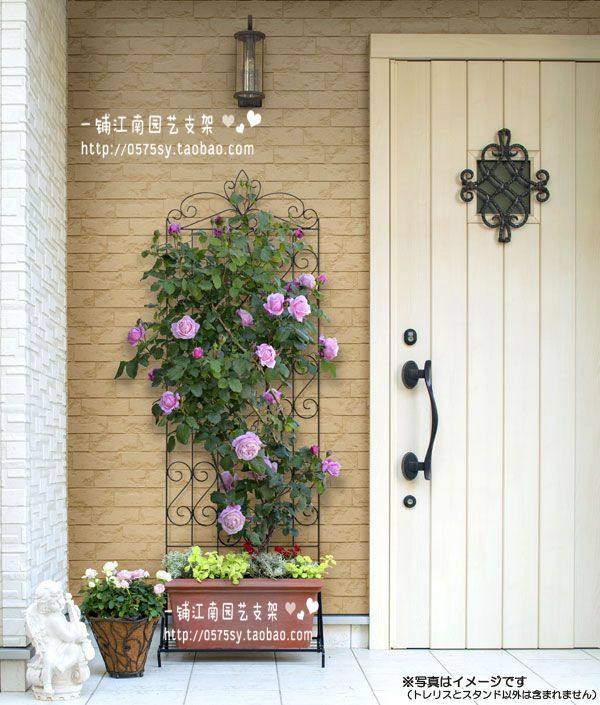 可拆式立式月季花架 铁线莲玫瑰支架 铁艺壁挂架花盆露台花园推荐,鲜花速递/花卉仿真/绿植园艺,花架,淘宝优惠券,粉丝福利购,淘宝优惠卷