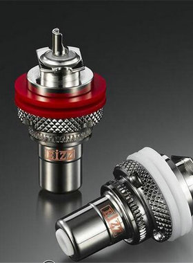 EIZZ莲花母座 AV胆机功放RCA插座 音频端子 碲铜镀无镍铑 EZ-104