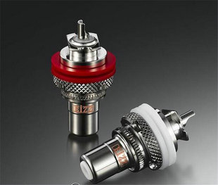 EIZZ莲花母座 AV胆机功放RCA插座 音频端子 碲铜镀无镍铑 EZ-104