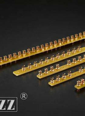 EIZZ定制8位搭棚条架 耐高温高压环氧板搭棚架青磷铜镀金HIFI胆机