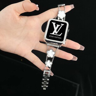 适用苹果手表带新品s10手腕带女生金属智能手带watch5高级感夏天