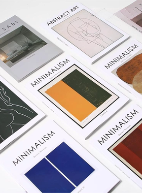 简约时尚英文杂志仿真书可以翻页样板间摆件酒店杂志装饰样板书