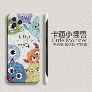 怪兽适用小米civi3手机壳小米9油画风小米8硬壳8se无边框8青春版磨砂cc9pro超薄mix4散热civi2透气5g新款男女