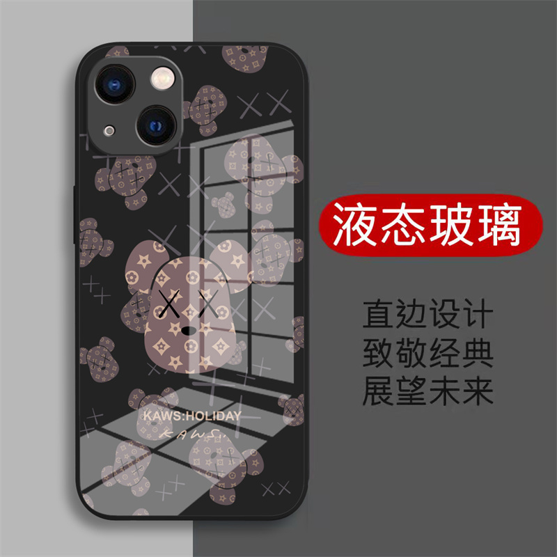 华为麦芒7玻璃卡通暴力熊全包