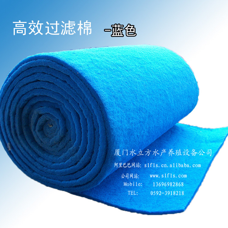 空气蓝色海绵鱼缸过滤棉