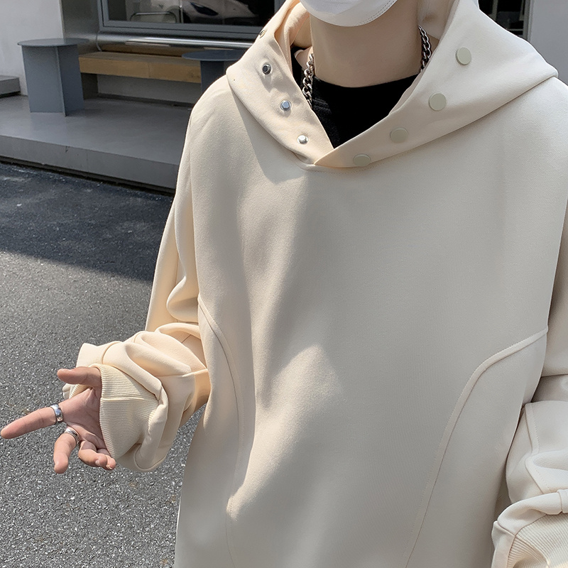 秋季重磅连帽卫衣男秋季帽衫美式潮牌宽松休闲上衣w44p52，男装卫衣，星座204-3