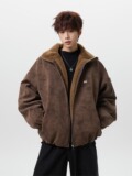 网图冬季立领棉衣外套男加厚保暖宽松棉服痞帅棉袄m5042p95，男装棉衣，星座204-3