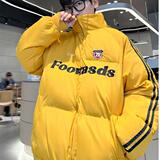 高品质美式潮牌绣花棉服男冬复古加厚面包服棉衣外套m9093p105，男装棉衣，星座204-3
