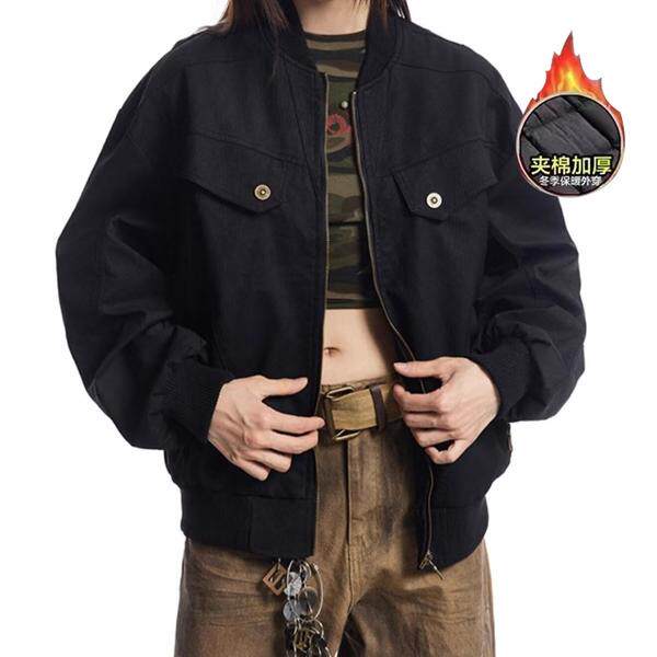 网图美式复古工装夹克男冬季潮牌宽松休闲棉服外套m96p88,男装夹克,星座204-3