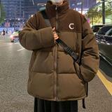 冬季立领棉衣外套男加厚保暖情侣棉服面包服m410p55，男装棉衣，星座204-3